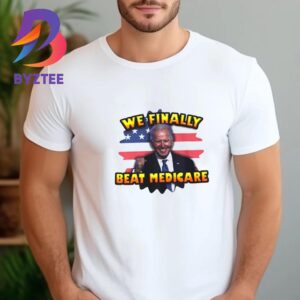 Joe Biden We Finally Beat Medicare Debate Essential T-Shirt