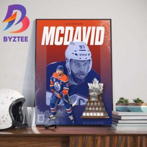 MVP Of The 2024 Stanley Cup Final Connor McDavid Is A Conn Smythe Trophy Winner For The First Time In Career Wall Decor Poster Canvas