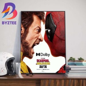 Marvel Studios Deadpool And Wolverine Dolby Cinema Official Poster July 26th 2024 Wall Decor Poster Canvas