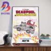 Marvel Studios Deadpool And Wolverine IMAX Official Poster July 26th 2024 Wall Decor Poster Canvas