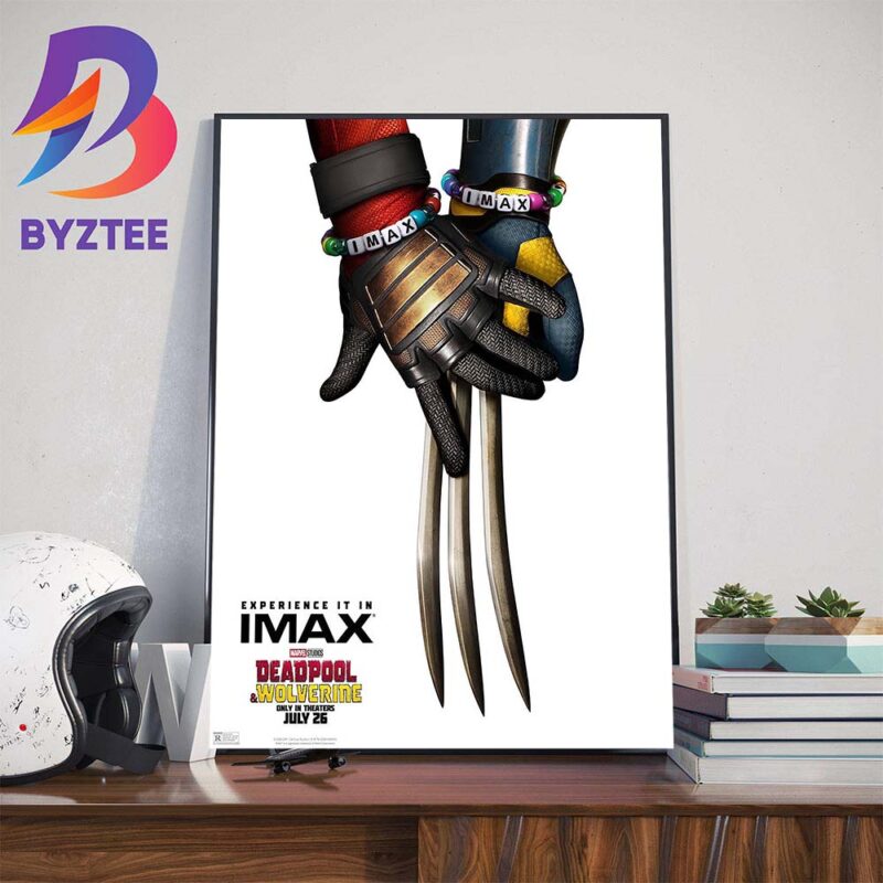 Marvel Studios Deadpool And Wolverine IMAX Official Poster July 26th 2024 Wall Decor Poster