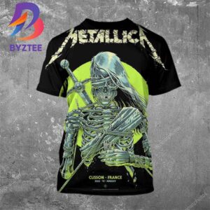 Metallica To Night At Clisson France Hell Fest 2024 M72 World Tour On June 29th 2024 All Over Print Shirt