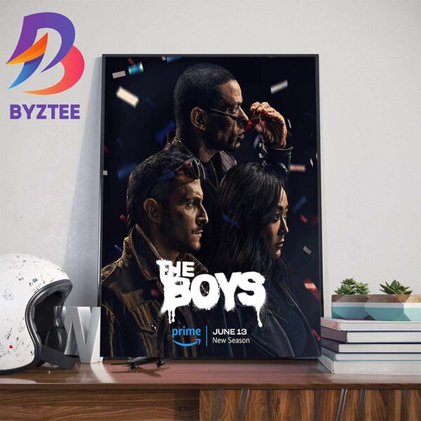 Mothers Milk The Female And Frenchie In The Boys Season 4 June 13th 2024 Wall Decor Poster Canvas