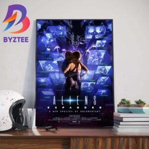 Official Poster Aliens Expanded A New Species Of Documentary Wall Decor Poster Canvas
