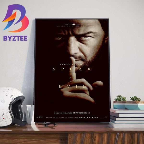 Official Poster Speak No Evil With Starring James McAvoy Wall Decor Poster Canvas