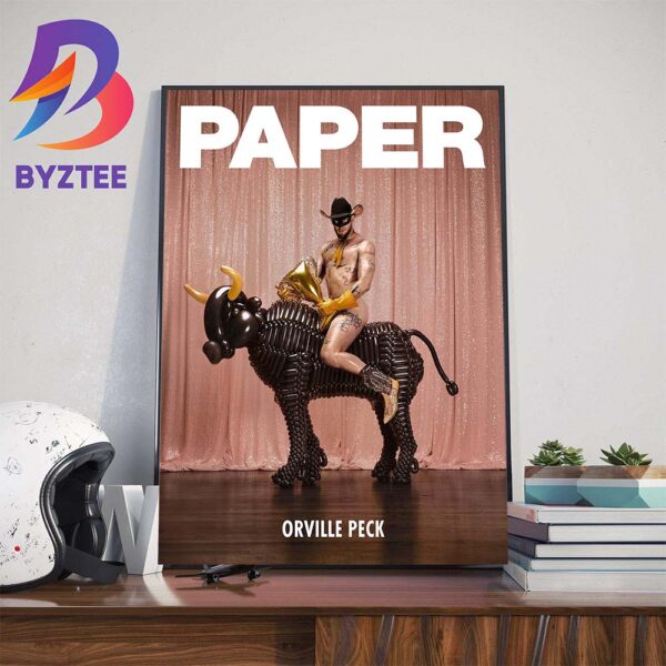 Orville Peck Graces The Cover Of Paper Magazine Wall Decor Poster Canvas