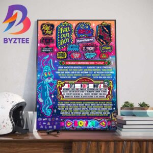 Riot Fest RiotLand at SeatGeek Stadium Bridgeview IL September 20-22th 2024 Wall Decor Poster Canvas