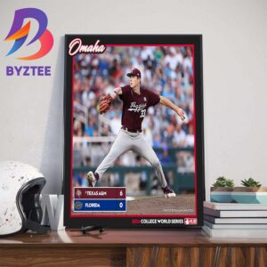Texas A&M Aggies Headed To The 2024 NCAA Division I Mens College World Series Championship Finals Wall Decor Poster Canvas