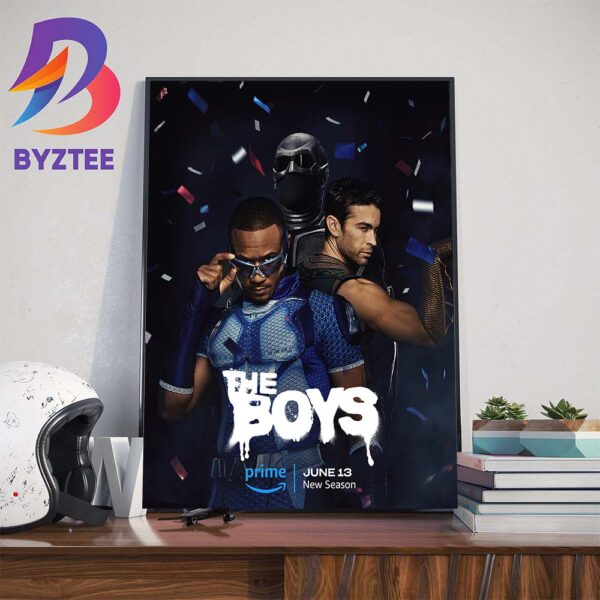 The Boys Season 4 New Poster June 13th 2024 Wall Decor Poster Canvas