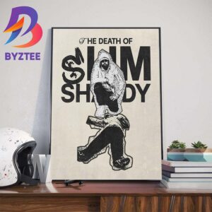 The Eminem Bible The Death Of Slim Shady Official Poster Wall Decor Poster Canvas