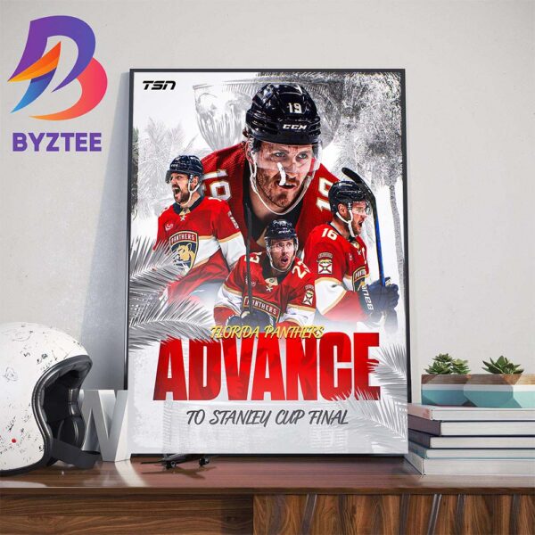 The Florida Panthers Are Headed Back To The 2024 Stanley Cup Finals Wall Decor Poster Canvas