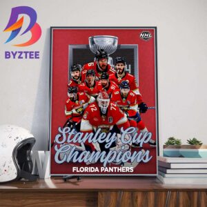 The Florida Panthers Are Your Stanley Cup Champions 2024 Wall Decor Poster Canvas
