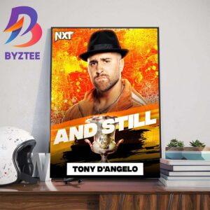 Tony DAngelo And Still WWE NXT Heritage Cup Champion Wall Decor Poster Canvas