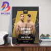 UFC 303 World Light Heavyweight Alex Pereira vs Jiri Prochazka Wall Decor Poster Canvas