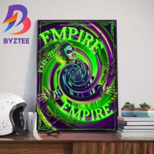 World-Exclusive Subscriber Cover By Chris Christodoulou Beetlejuice Beetlejuice On Empire July 2024 Official Poster Wall Decor Poster Canvas