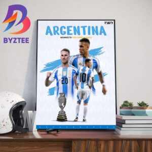 Argentina Is Headed Back To The 2024 Copa America Final Home Decorations Poster Canvas