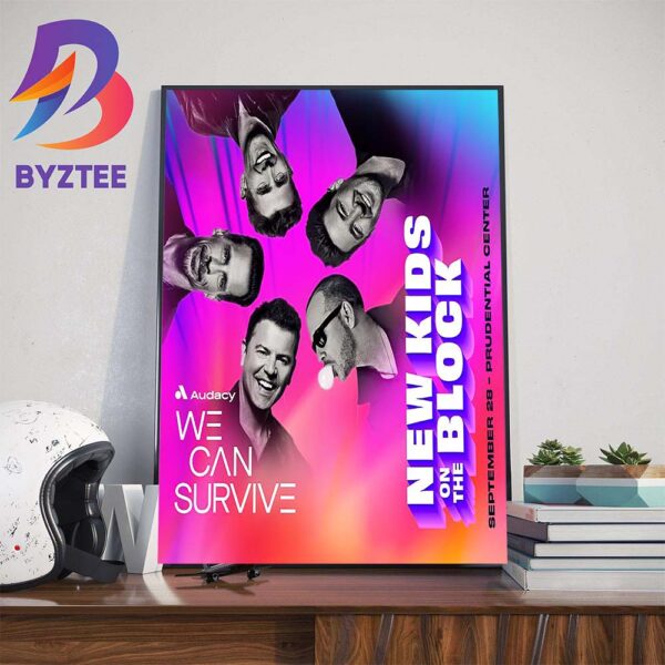 Audacy We Can Survive New Kids On The Block At Prudential Center September 28th 2024 Home Decor Poster Canvas