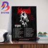 Behold Bill Skarsgard As The Crow In Cinemas August 23 Wall Decor Poster Canvas