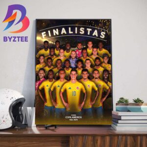 Colombia Advance To The 2024 Copa America Final Home Decorations Poster Canvas