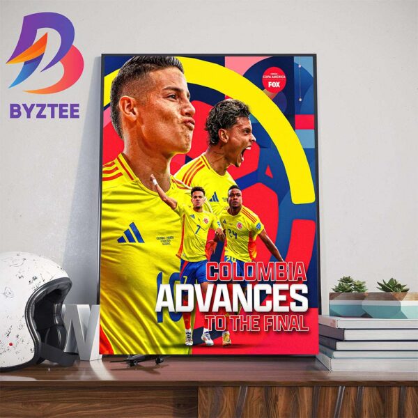Colombia Is Going To The Copa America 2024 Final Home Decorations Poster Canvas