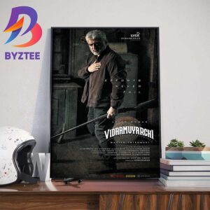 Efforts Never Fail Vidaamuyarchi Official Poster Wall Decor Poster Canvas