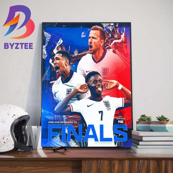 England Is Going To The UEFA Euro 2024 Final Home Decorations Poster Canvas