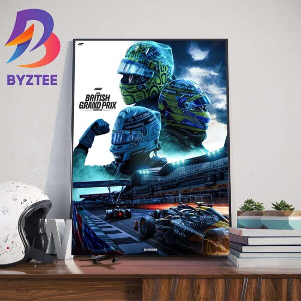 F1 Returns To Silverstone For The 2024 British GP Wall Decor Poster Canvas