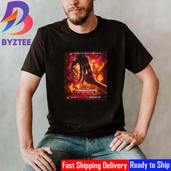 From The Anime Studio That Brought You Ghost In The Hell Terminator Zero Official Poster Classic T-Shirt