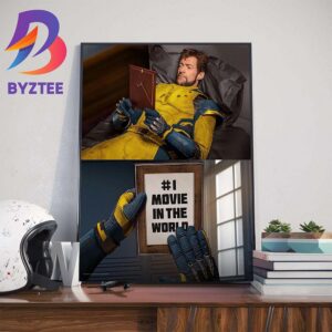 Hugh Jackman Poster Deadpool And Wolverine Top 1 Movie In The World Home Decor Poster Canvas