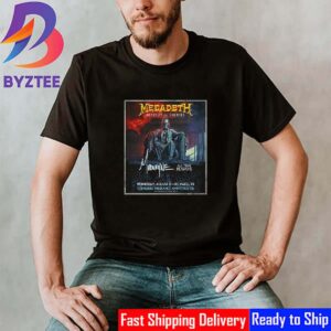 Megadeth Destroy All Enemies Tour 2024 at Germania Insurance Amphitheater Del Valle Austin TX Unisex T-Shirt