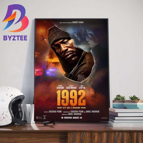 Official Poster 1992 With Starring Tyrese Gibson Scott Eastwood And Ray Liotta Wall Decor Poster Canvas