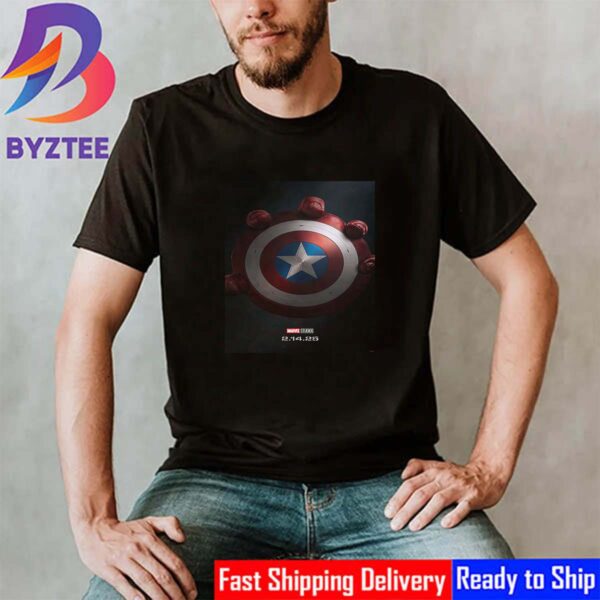Official Poster Captain America Brave New World Of Marvel Studios Release 2025 Classic T-Shirt