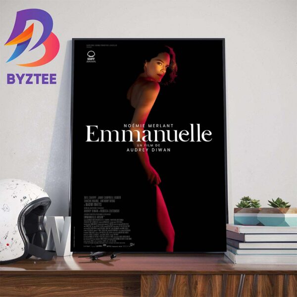 Official Poster Emmanuelle With Starring Noemie Merlant And Naomi Watts Wall Decor Poster Canvas