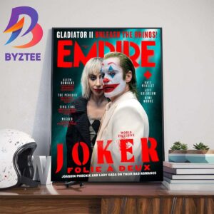 Official Poster Joker Folie A Deux Empire Magazine Cover Home Decor Poster Canvas
