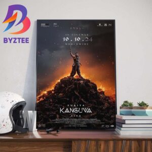 Official Poster Kanguva Suriya Siva In Cinemas October 10th 2024 Wall Decor Poster Canvas
