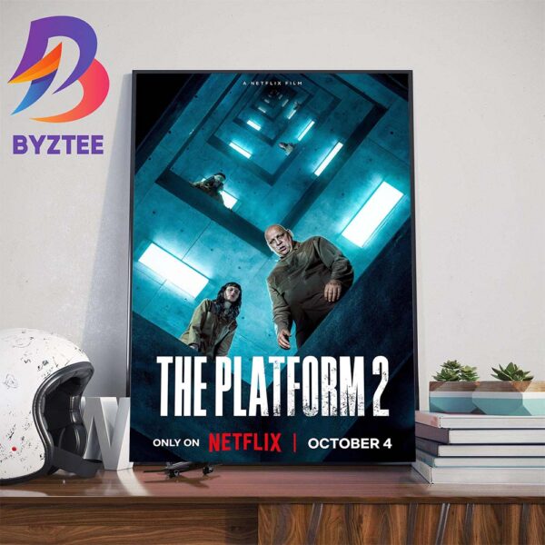 Official Poster The Platform 2 Release October 4th 2024 Wall Decor Poster Canvas