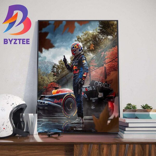 Oracle Red Bull Racing F1 Team Max Verstappen Is The Winner At Canadian GP Home Decorations Poster Canvas