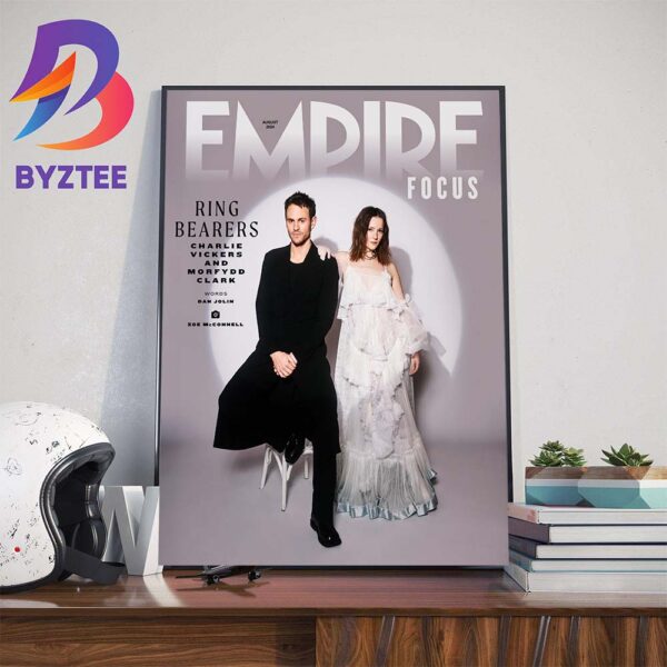 Ring Bearers Charlie Vickers And Morfydd Clark Are The Ultimate Power Players On Cover Stars Empire Magazine Focus Digital Home Decor Poster Canvas