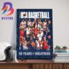 SLAM Presents The Gold Metal Editions USA Basketball Special Collector’s Issue 50 Years Of Greatness Wall Decor Poster Canvas