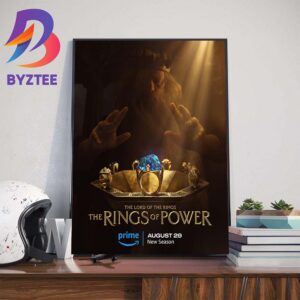 Seven Rings For The Dwarf Lords The Lord Of The Rings The Rings Of Power On Prime Official Poster Home Decor Poster Canvas