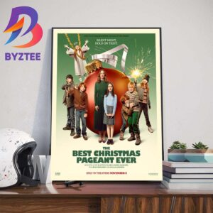 Silent Night Hold On Tight The Best Christmas Pageant Ever Official Poster With Starring Judy Greer Wall Decor Poster Canvas