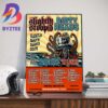 Slightly Stoopid Slightly Dirty Summer Tour At Bank Of New Hampshire Pavilion Gilford NH July 14th 2024 Home Decor Poster Canvas