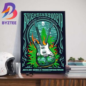 Slightly Stoopid Slightly Dirty Summer Tour At Freedom Mortgage Pavilion Camden NJ July 21st 2024 Home Decor Poster Canvas
