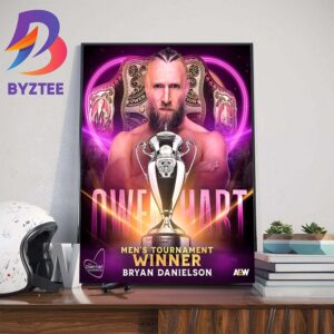 The American Dragon Bryan Danielson Is The 2024 Owen Hart Foundation Mens Tournament Winner Home Decorations Poster Canvas
