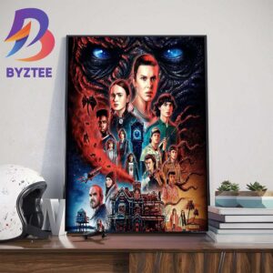The Final Season Of Stranger Things 5 Official Poster Wall Decor Poster Canvas