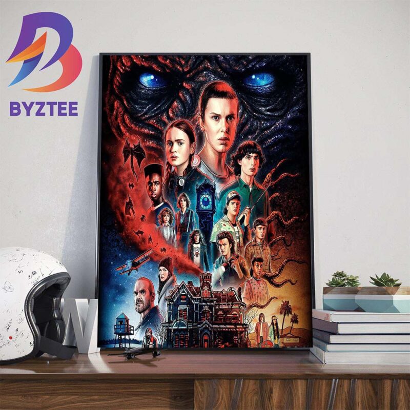 The Final Season Of Stranger Things 5 Official Poster Wall Decor Poster ...