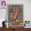 The Rolling Stones The Stones Tour 24 Play At Mercedes Benz Stadium Atlanta GA June 7th 2024 Home Decor Poster Canvas