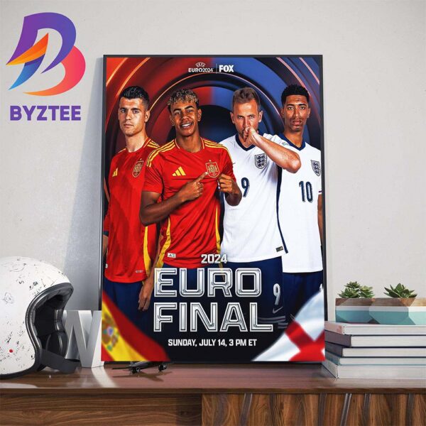 The UEFA Euro 2024 Final Is Set Spain Vs England Home Decorations Poster Canvas