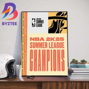 Undefeated Undaunted Undisputed Miami Heat Are The 2024 NBA 2K25 NBA Summer League Champions Home Decor Poster Canvas