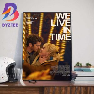 We Live In Time With Starring Academy Award Nominees Andrew Garfield And Florence Pugh Official Poster Home Decorations Poster Canvas
